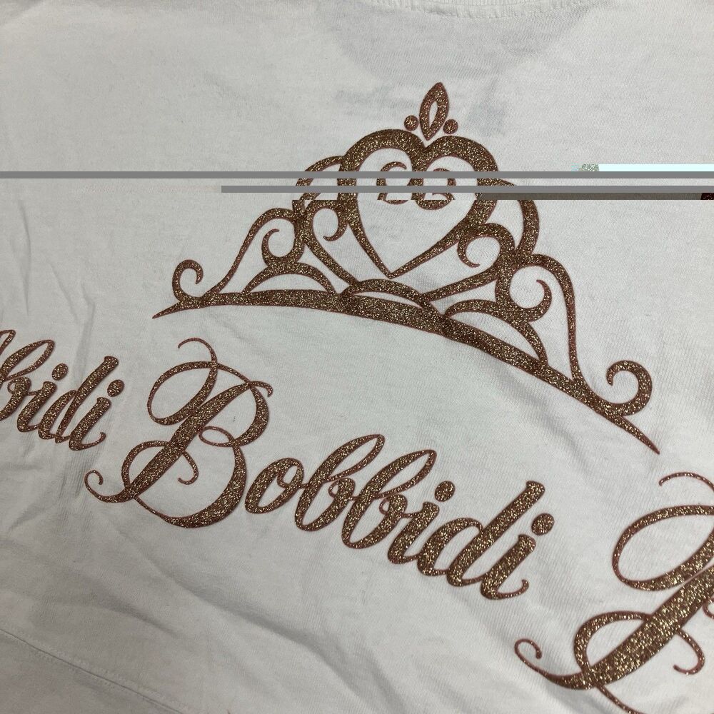 Disney Parks Spirit Jersey Bibbidi Bobbidi Boutique Womens S White Cinderella - Picture 4 of 15